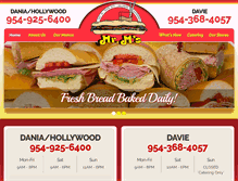 Tablet Screenshot of mrmssubs.com